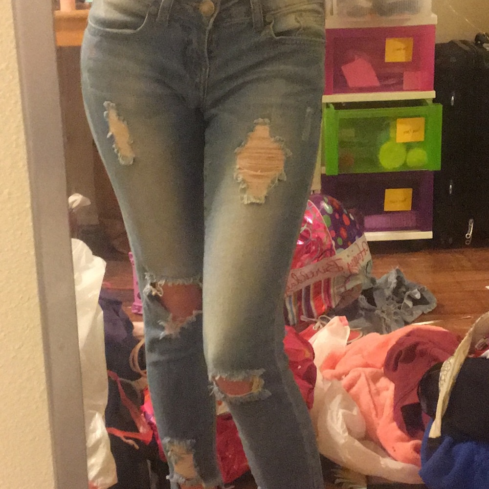 low rise jeans